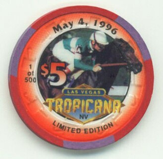 Tropicana Kentucky Derby 1996 $5 Chip