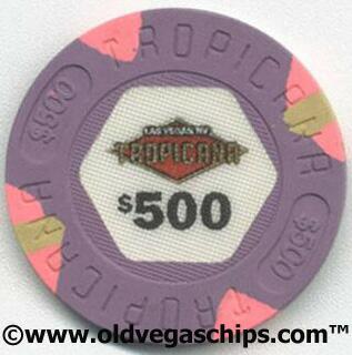 Tropicana $500 Casino Chip