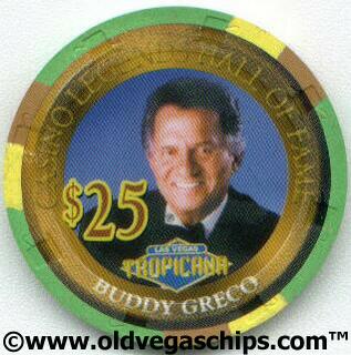 Tropicana Buddy Greco $25 Casino Chip