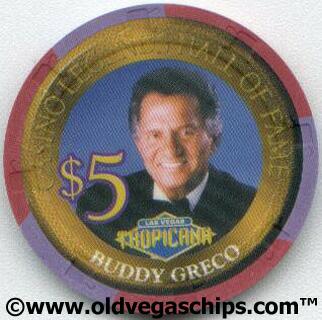 Tropicana Buddy Greco $5 Casino Chip