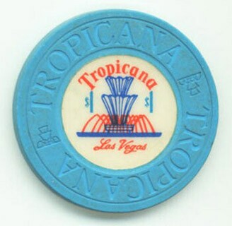 Tropicana Fountain Issue $1 Casino Chip
