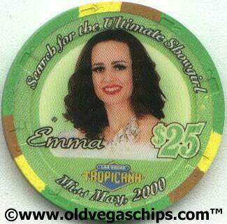 Tropicana Emma Showgirl $25 Casino Chip
