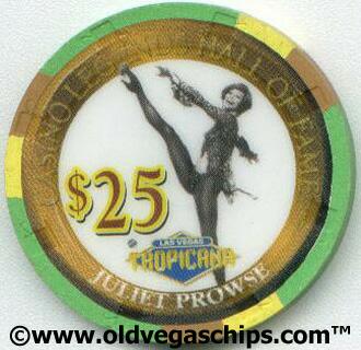 Tropicana Juliet Prowse $25 Casino Chip