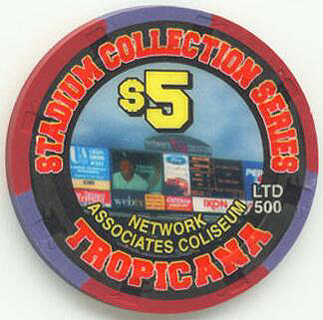 Tropicana Network Associates Coliseum $5 Casino Chip