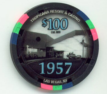 Tropicana Hotel Happy New Year 2006 $100 Casino Chip