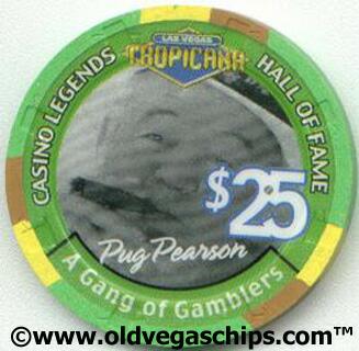 Tropicana Pug Pearson $25 Casino Chip
