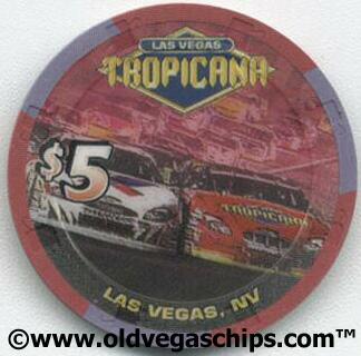 Tropicana Trading Paint 2002 $5 Casino Chip