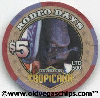 Las Vegas Tropicana National Finals Rodeo 2002 $5 Chip