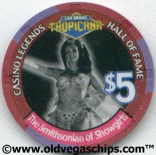 Tropicana Showgirls $5 Casino Chip