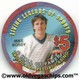 Tropicana Mike Bossy $5 Casino Chip