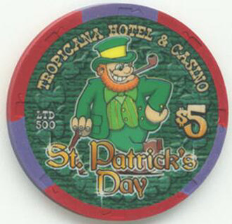 Tropicana St. Patrick's Day 2004 $5 Casino Chip