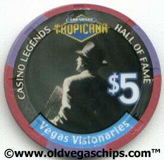 Tropicana Vegas Visionaries $5 Casino Chip