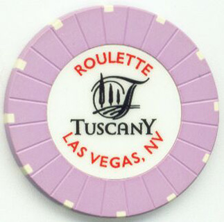 Las Vegas Tuscany Casino Purple Roulette Casino Chip