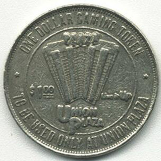 Las Vegas Union Plaza $1 Slot Token