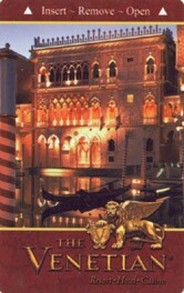 Venetian Hotel Room Key