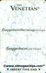 Las Vegas Venetian Hotel Room Key
