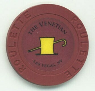 Venetian Hotel First Issue Roulette Casino Chip