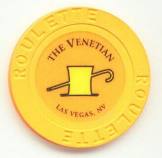 Venetian Hotel First Issue Roulette Casino Chip
