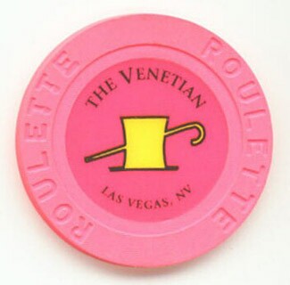 Venetian Hotel First Issue Roulette Casino Chip