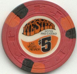 Las Vegas Western Hotel $5 Casino Chip