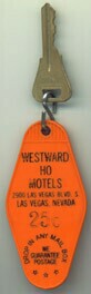 Westward Ho Hotel Room Key