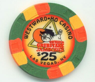 Westward Ho Grubstake Jamboree Millennium $25 Casino Chip