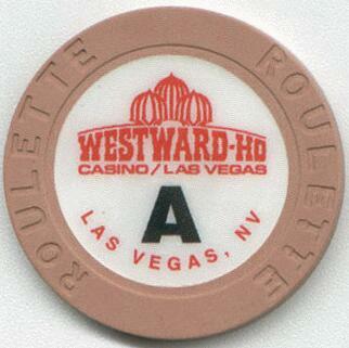 Westward Ho Brown Roulette Chip