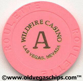 Las Vegas Wildfire Casino Pink Roulette Chip