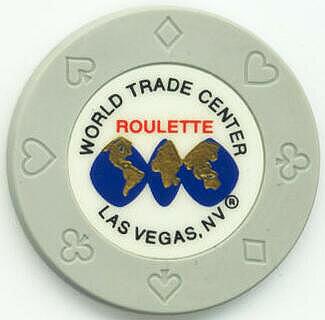 Las Vegas World Trade Center Casino Gray Roulette Casino Chip