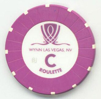 Wynn Las Vegas Roulette Casino Chip Purple