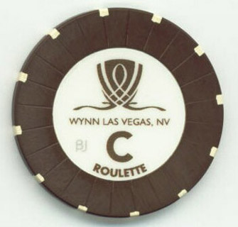 Wynn Las Vegas Roulette Casino Chip Brown